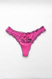 Love Locket Mesh Thong