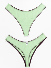 "Mint" Cotton Thong