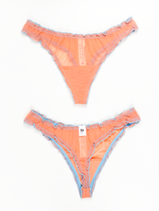 "Clementine" Mesh Thong