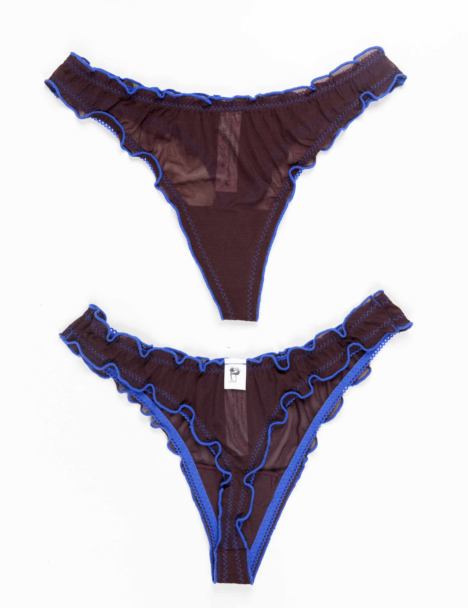 "Cocoa" Mesh Thong