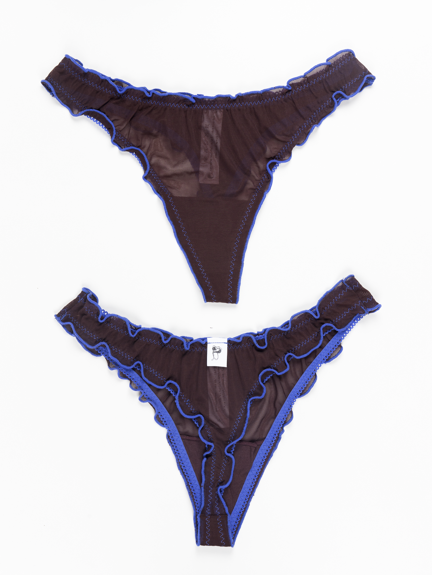 "Cocoa" Mesh Thong